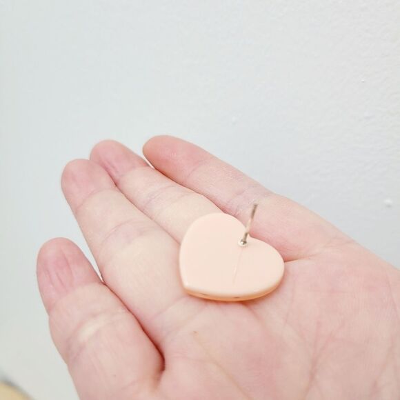 Brand New Pink Heart Cherry Earrings - Picture 4 of 6